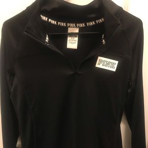 PINK Victoria’s Secret active half zip top NWOT